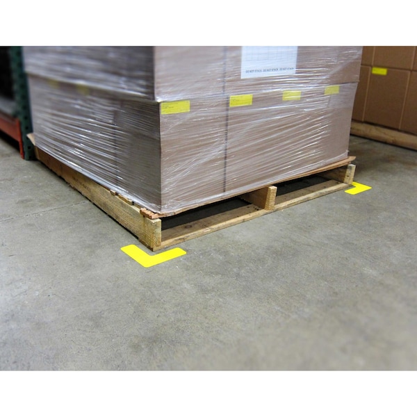 Smart Stripe Smart Stripe Corners, Vinyl film, 2 in W., 2 in L., 4 mil Thickness, 200 PK - SSC204