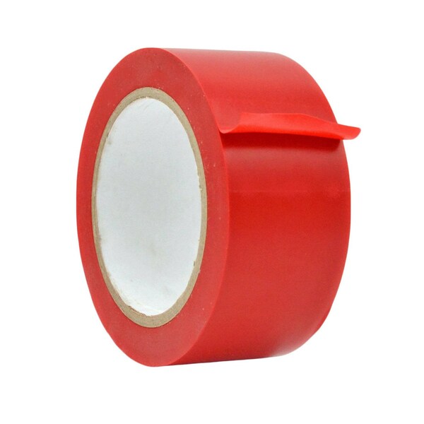 Wod Tape PVC, Red, 2 inch (48mm) W., 6 mil Thickness, 24 PK - WOD VTC606-02000-24-60-RED