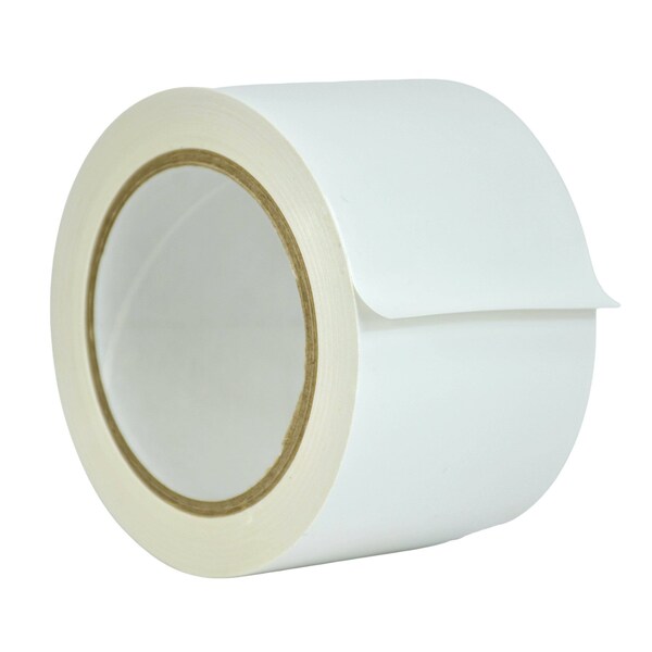 Wod Tape Floor Marking Tape, PVC, White, 3 inch (72mm) W., 6 mil Thickness, 16 PK - WOD VTC606-03000-16-60-WHI