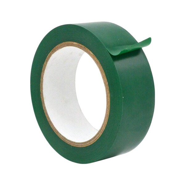 Wod Tape PVC, Emerald Green, 1.5 inch (36mm) W., 5 mil Thickness, 32 PK - WOD VTC605-01500-32-60-EGR