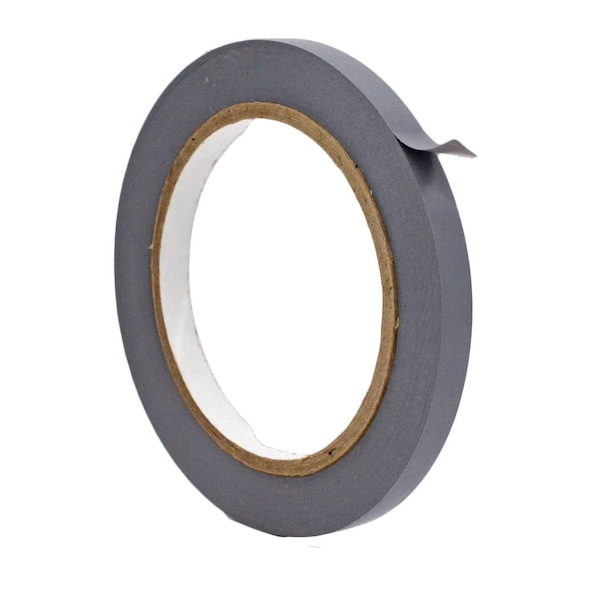 Wod Tape PVC, Gray, 3/8 inch (9mm) W., 6 mil Thickness, 128 PK - WOD VTC606-00375-128-60-GRA