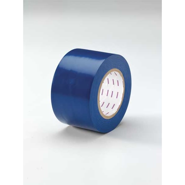 Zoro Select Floor Marking Tape, vinyl, No Legend, Blue, 3 in W., 5 mil Thickness - 8A383