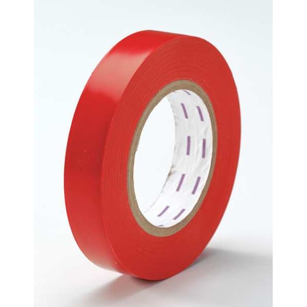 Zoro Select Floor Marking Tape, vinyl, No Legend, Black, 1 in W., 5 mil Thickness - 3YRY8