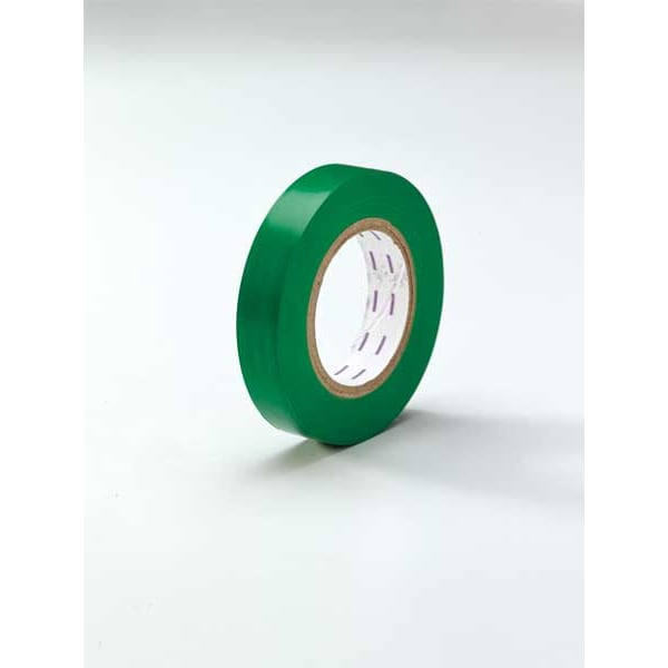 Zoro Select Floor Marking Tape, vinyl, Solid, Green, 1 in W., 5 mil Thickness - 3YRZ2