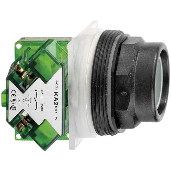 Botón pulsador no iluminado Schneider Electric, 30 mm, 1NA/1NC, verde - 9001SKR2GH13