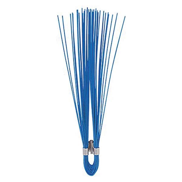 Blackburn Flag Aluminum, Plastic, Blue, 6 in L., 25 PK - 15900-BLUE