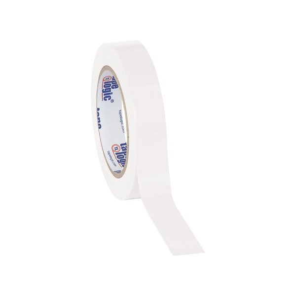 Tape Logic 1'' x 36 yds. White Tape Logic Solid Vinyl Safety Tape, 48PK - BUY00013719