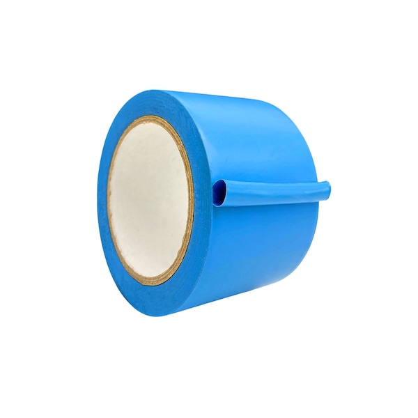 Wod Tape PVC, Light Blue, 3 inch (72mm) W., 5 mil Thickness, 16 PK - WOD VTC605-03000-16-60-LBL