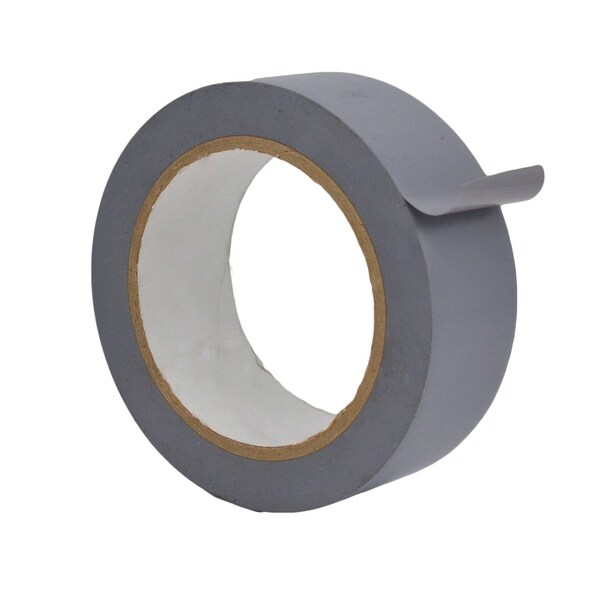 Wod Tape PVC, Gray, 1.5 inch (36mm) W., 6 mil Thickness, 32 PK - WOD VTC606-01500-32-60-GRA