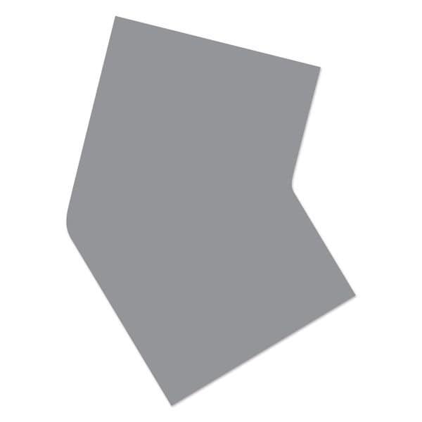 Ergomat DuraStripe Xtreme 4in 45 degrees Angle Corners Grey, 30PK - DSX-C4-45ANGLE-GY-KIT