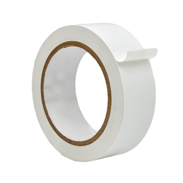 Wod Tape Floor Marking Tape, PVC, White, 1.5 inch (36mm) W., 5 mil Thickness, 32 PK - WOD VTC605-01500-32-60-WHI