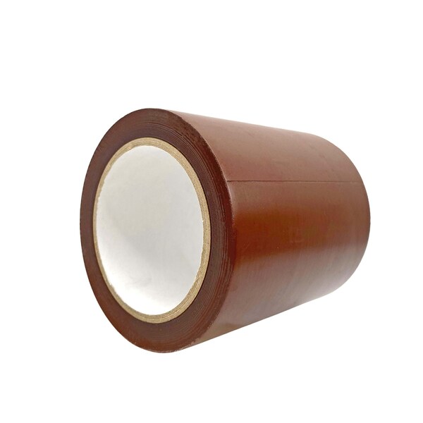 Wod Tape PVC, Dark Brown, 5 inch (120mm) W., 6 mil Thickness, 8 PK - WOD VTC366-05000-8-36-DBR