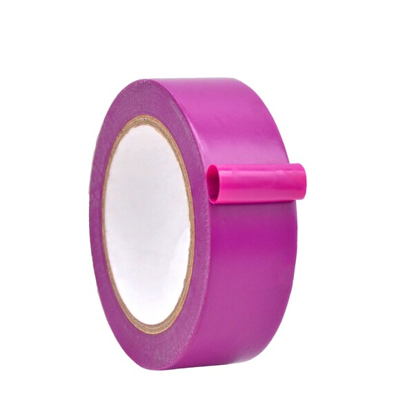 Wod Tape PVC, Purple, 1.5 inch (36mm) W., 6 mil Thickness, 32 PK - WOD VTC366-01500-32-36-PUR