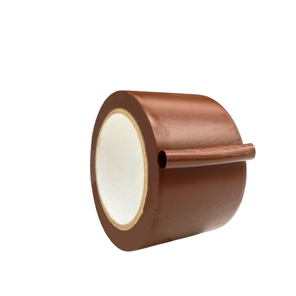 Wod Tape PVC, Dark Brown, 3 inch (72mm) W., 5 mil Thickness, 16 PK - WOD VTC605-03000-16-60-DBR