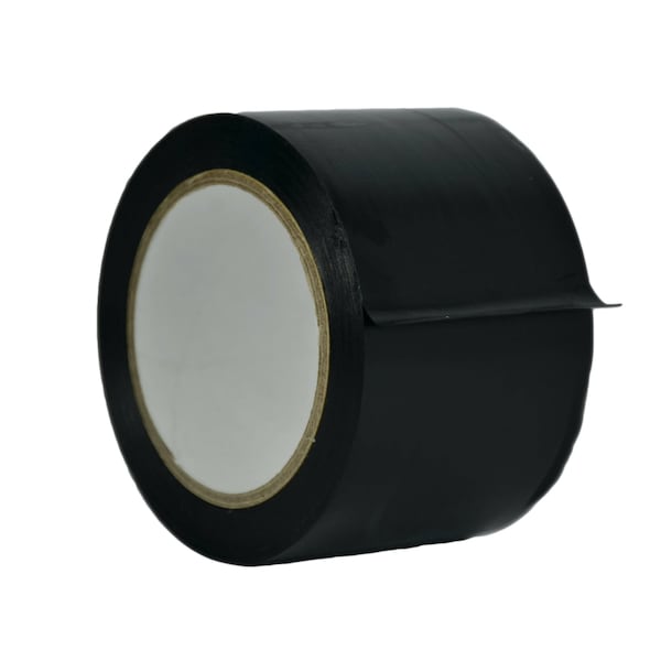 Wod Tape PVC, Black, 3 inch (72mm) W., 6 mil Thickness, 16 PK - WOD VTC606-03000-16-60-BLA
