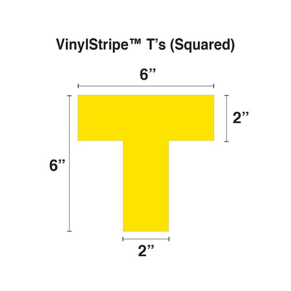 5S Supplies 5S Corner Markers, 2 in W., 6 in L., 0.003 in Thickness, 25 PK - VST-SQUARE-GREEN