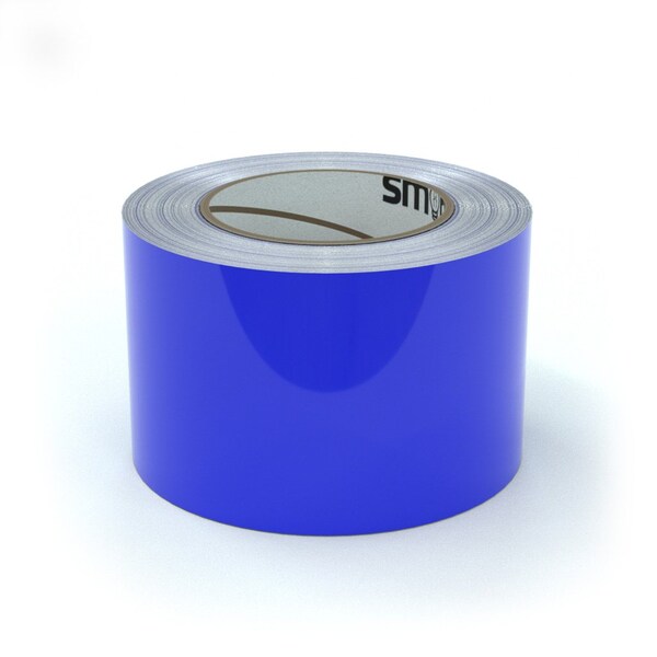 Smart Stripe Carpet Tape, Vinyl film, 3 in W., 75 ft L., 4 mil Thickness - SCT307