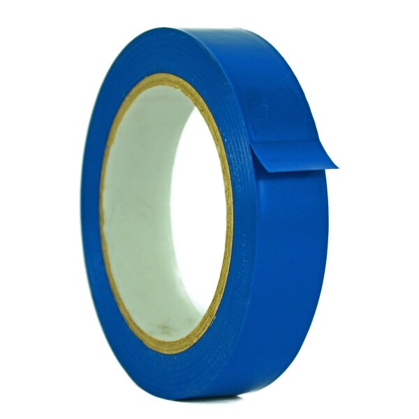 Wod Tape PVC, Dark Blue, 1 inch (24mm) W., 6 mil Thickness, 48 PK - WOD VTC606-01000-48-60-DBL