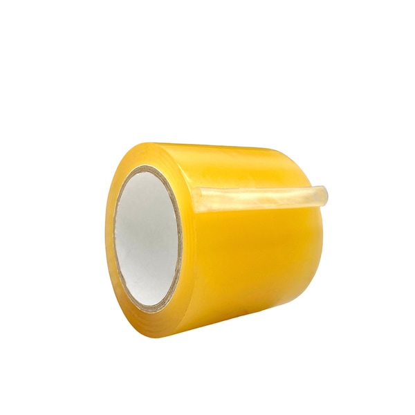 Wod Tape PVC, Clear, 4 inch (96mm) W., 6 mil Thickness, 12 PK - WOD VTC366-04000-12-36-CLE