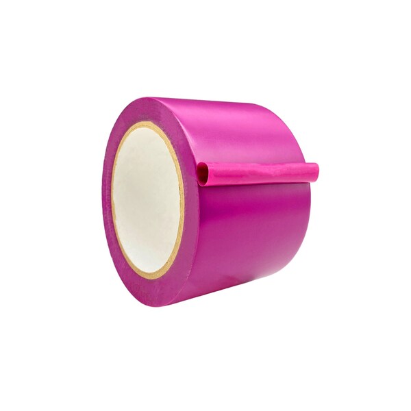 Wod Tape PVC, Purple, 3 inch (72mm) W., 6 mil Thickness, 16 PK - WOD VTC366-03000-16-36-PUR