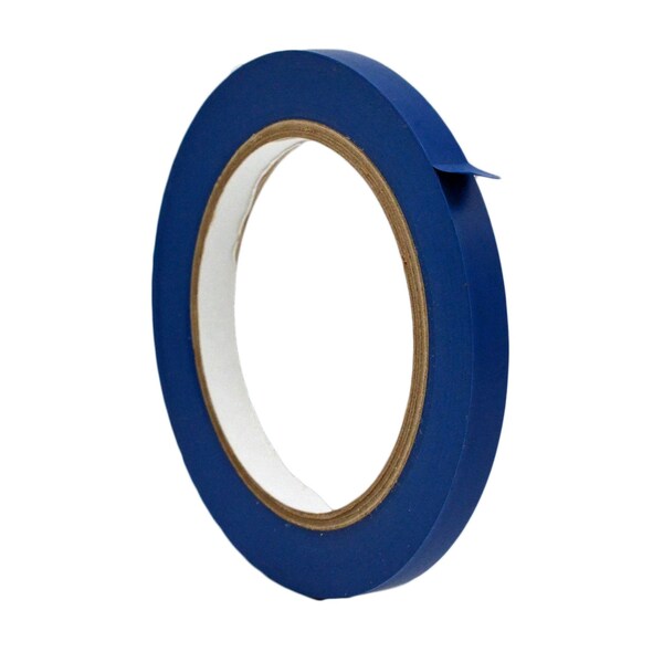 Wod Tape PVC, Dark Blue, 3/8 inch (9mm) W., 6 mil Thickness, 128 PK - WOD VTC606-00375-128-60-DBL