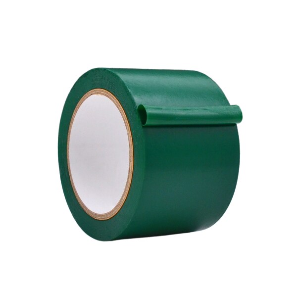 Wod Tape PVC, Emerald Green, 3 inch (72mm) W., 6 mil Thickness, 16 PK - WOD VTC366-03000-16-36-EMG