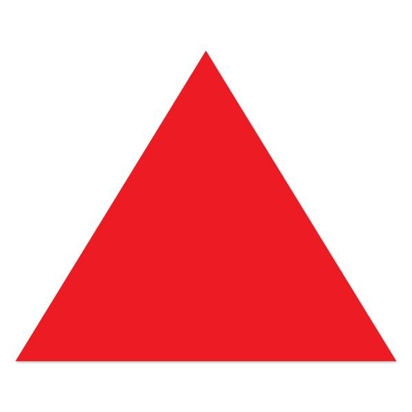 Ergomat 12in DuraStripe Supreme Arrow Head DuraStripe Red, 15PK - DSV-ARROWHEAD-12-R-KIT