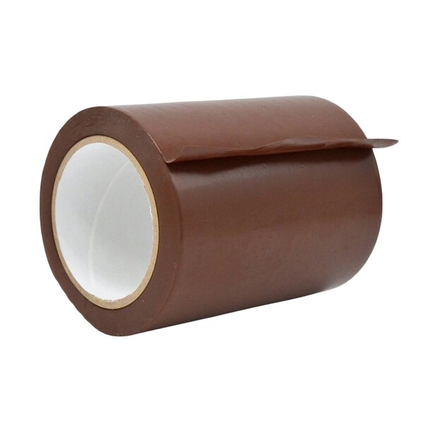 Wod Tape PVC, Dark Brown, 6 inch (144mm) W., 6 mil Thickness, 8 PK - WOD VTC606-06000-8-60-DBR