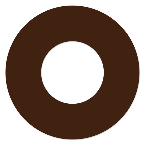 Ergomat Xtreme 6in Donut-3.5in Center Brown, 20PK - DSX-CIRCLE-6-BR-KIT