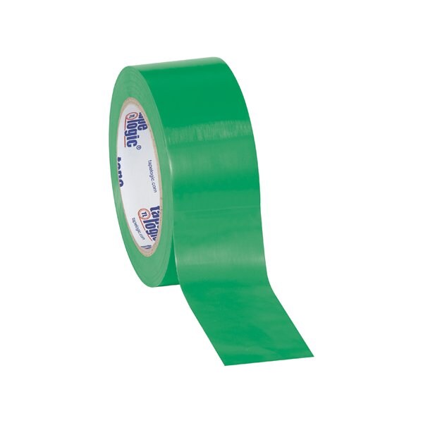 Tape Logic 2'' x 36 yds. Green Tape Logic Solid Vinyl Safety Tape, 24PK - BUY00019980