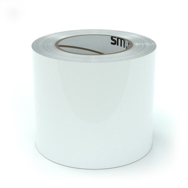 Smart Stripe Carpet Tape, Vinyl film, 4 in W., 75 ft L., 4 mil Thickness - SCT402