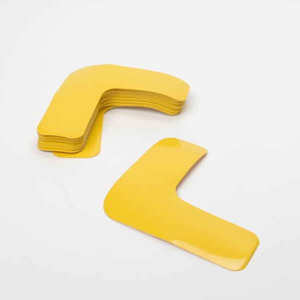 Safetytac Flexible PVC, 4 in W., 4 in L., 35 mil Thickness, 40 PK - STC404