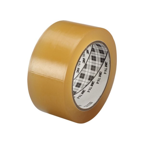 3M 1'' x 36 yds. Clear 3M 764 Vinyl Tape, 36PK - BUY00023513