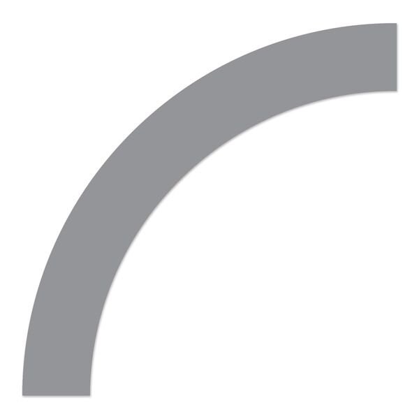 Ergomat DuraStripe Xtreme 12inx12inx4in Curve Grey, 20PK - DSX-CURVE-GY-KIT