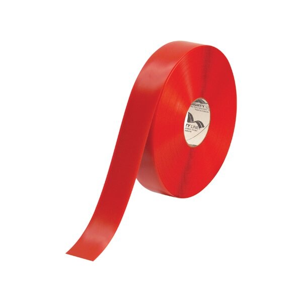 Bsc Preferred 2'' x 100' Red Mighty Line Deluxe Safety Tape - BUY00449085