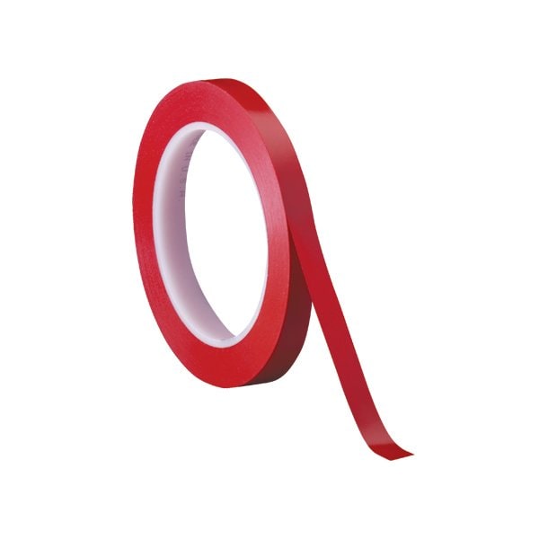 3M 1/4'' x 36 yds. Red 3M 471 Vinyl Tape, 144PK - BUY00023354