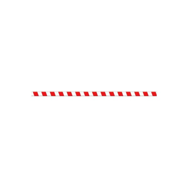 Accuform Accuform Tough-Mark Heavy-Duty Message Strip, Red/White Stripes, 2inx48in - PTP214