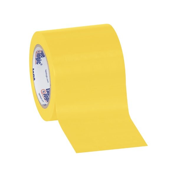 Tape Logic 4'' x 36 yds. Yellow Tape Logic Solid Vinyl Safety Tape, 12PK - BUY00024521