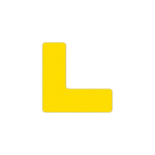 Top Tape And Label Floor Marking Tape, Yellow, L Shape, 25/Pkg., LM110Y - LM110Y