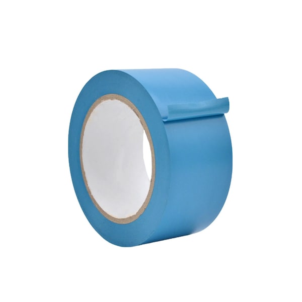 Wod Tape PVC, Ocean Blue, 3 inch (72mm) W., 6 mil Thickness, 16 PK - WOD VTC366-03000-16-36-MBL