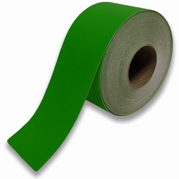 Pristine Products Green, Industrial Floor Tape, 4'' x 100 ft - Q4G