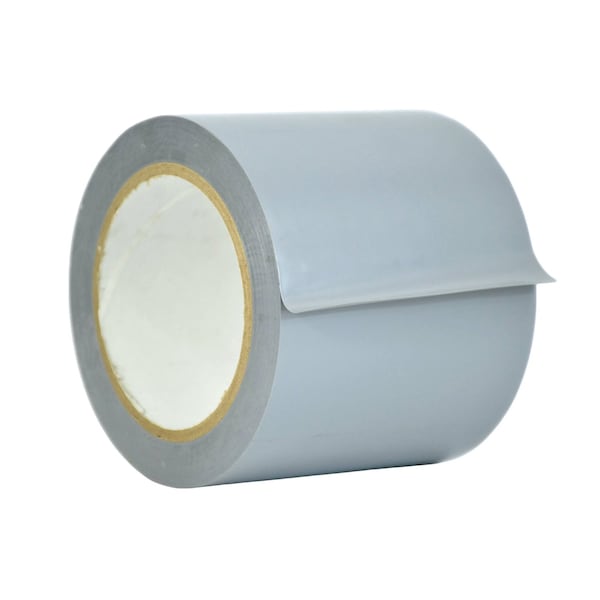 Wod Tape PVC, Gray, 4 inch (96mm) W., 6 mil Thickness, 12 PK - WOD VTC606-04000-12-60-GRA