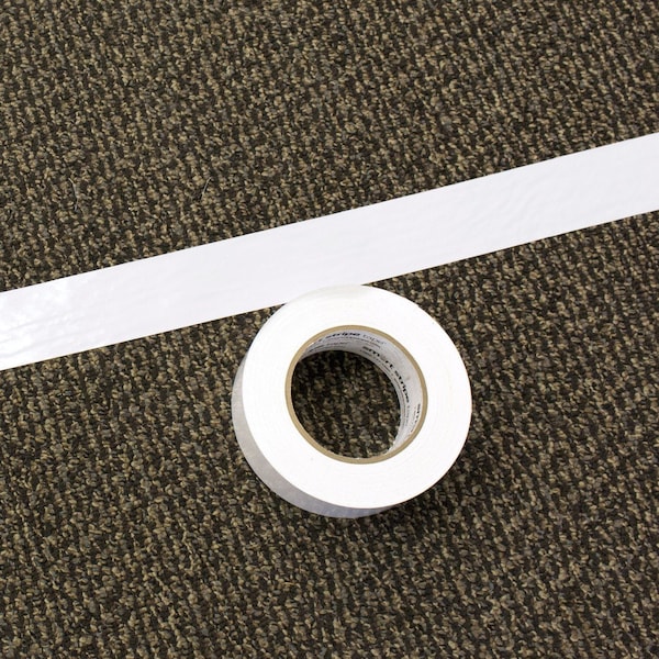 Smart Stripe Carpet Tape, Vinyl film, 1 in W., 75 ft L., 4 mil Thickness - SCT105