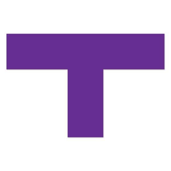Ergomat DuraStripe Xtreme 12inx 8inx4in Tfts Purple, 12PK - DSX-T12-P-KIT