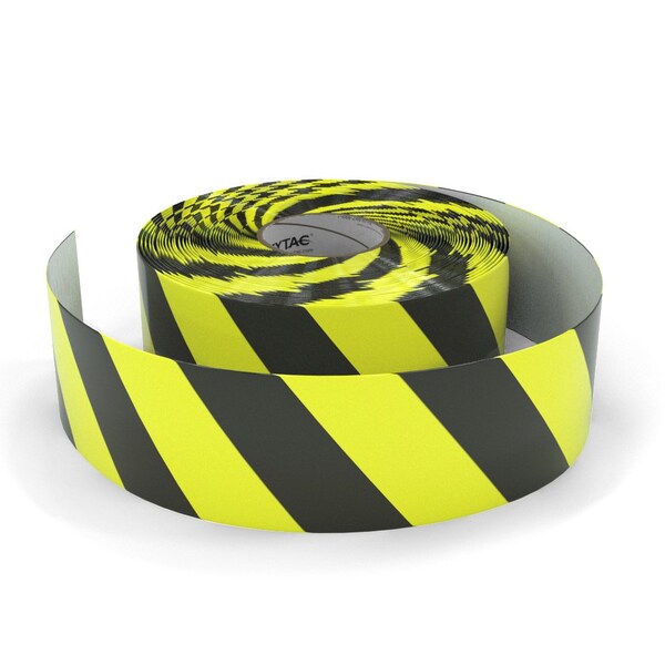Safetytac Flexible PVC, 3 in W., 100 ft L., Peak: 17 mil / Edge: 5 mil Thickness - SLH370