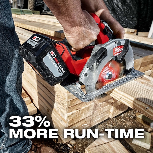Milwaukee Tool M18 REDLITHIUM HIGH OUTPUT HD12.0 Battery, 12.0Ah, 18V, Li-Ion Battery - 48-11-1812
