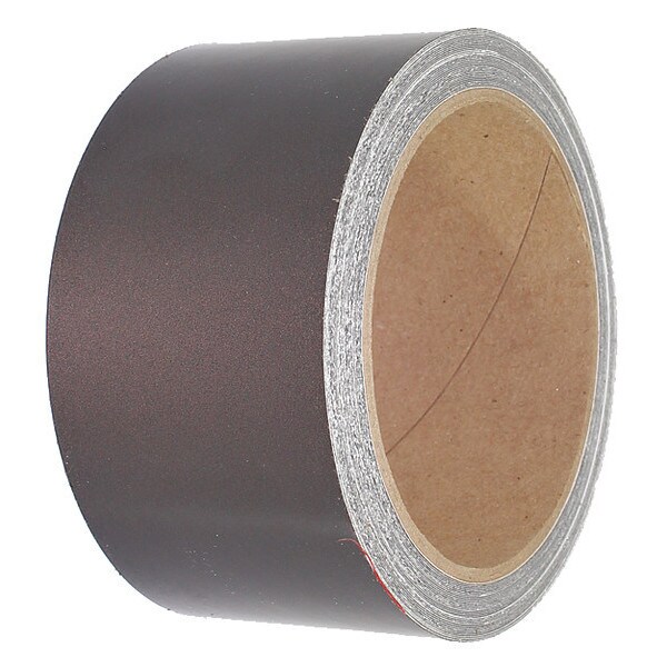 Visual Workplace Reflective Floor Tape, 2" x 30 ft., Black - 25-800-2030-603