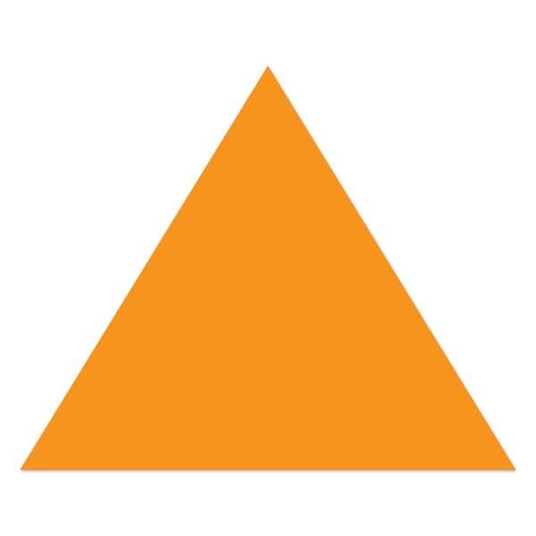 Ergomat 16in DuraStripe Supreme Arrow Head DuraStripe Orange, 9PK - DSV-ARROWHEAD-16-O-KIT