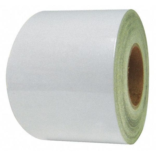 Zoro Select Floor Marking Tape, Urethane/Glass Microspheres, No Legend, White, 4 in W. - 15D147