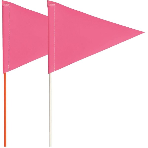 Blackburn Flag Blackburn Pennant Marking Flag with Fiberglass Staff - FIELD FLAG W/FP